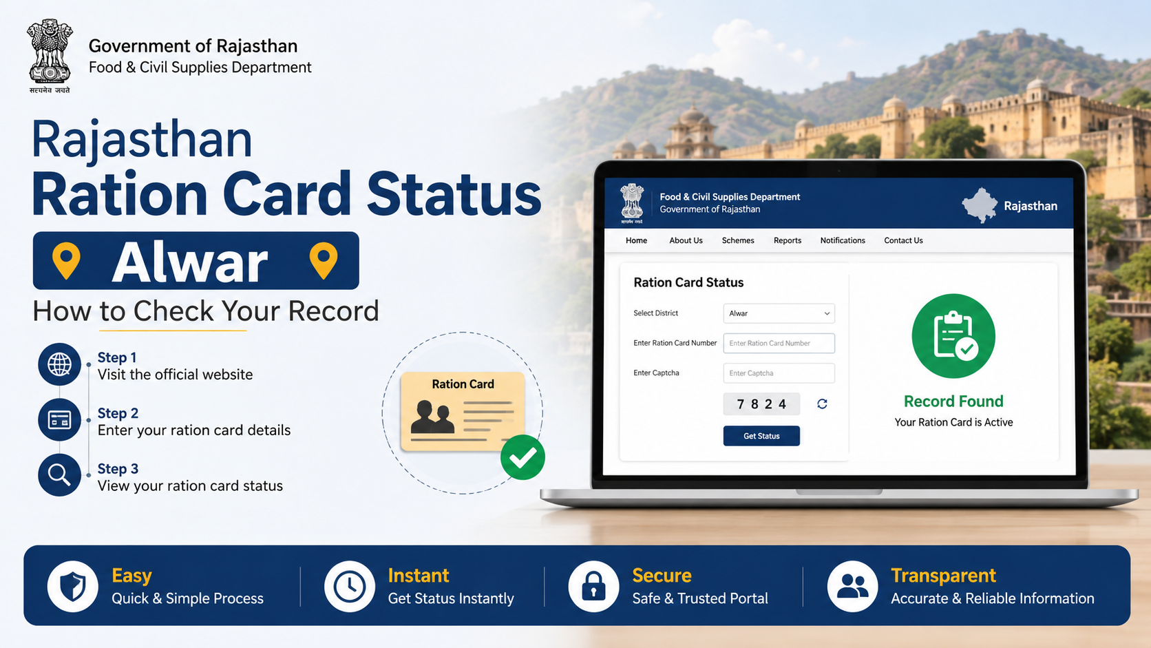 Rajasthan Ration Card Rural List: How to Check Village Beneficiaries