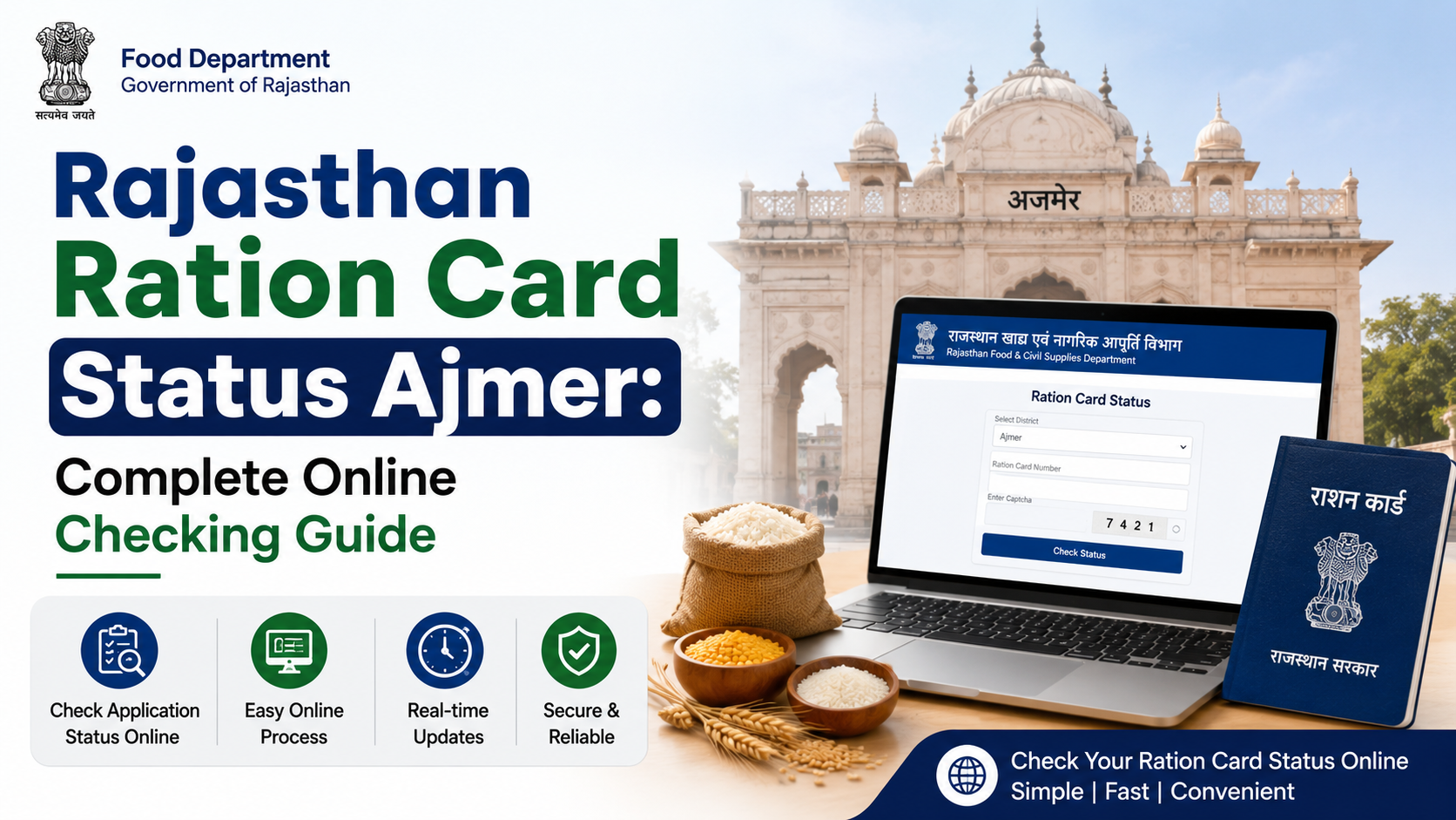 Rajasthan Ration Card Status Ajmer: Complete Online Checking Guide