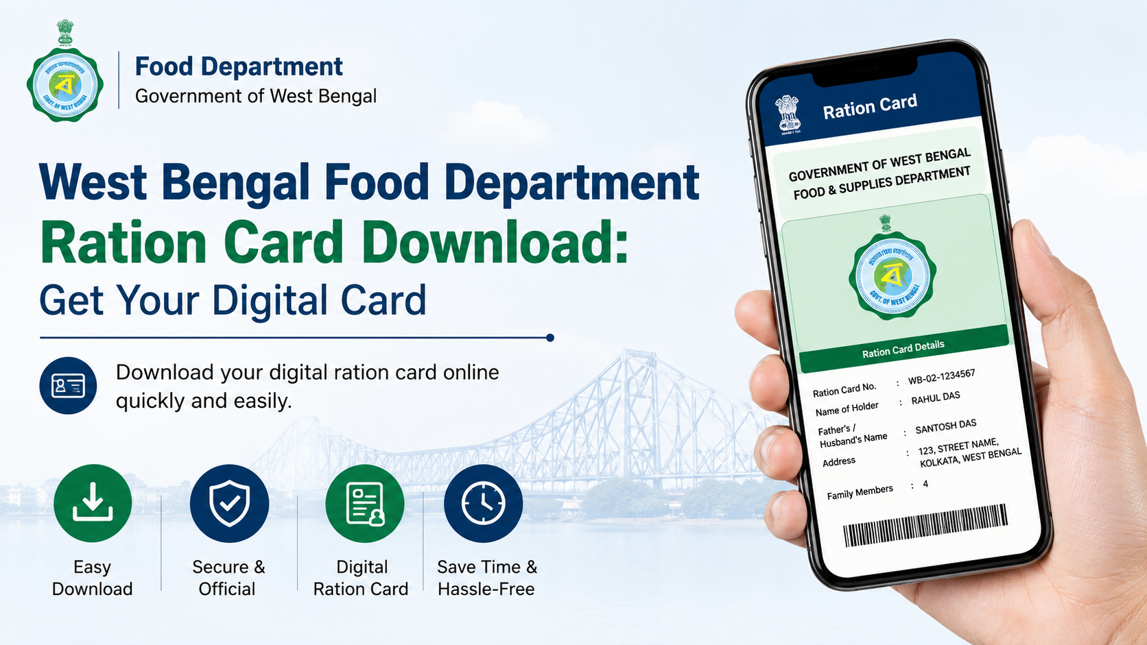 West Bengal Food Department Ration Card Download: Get Your Digital Card